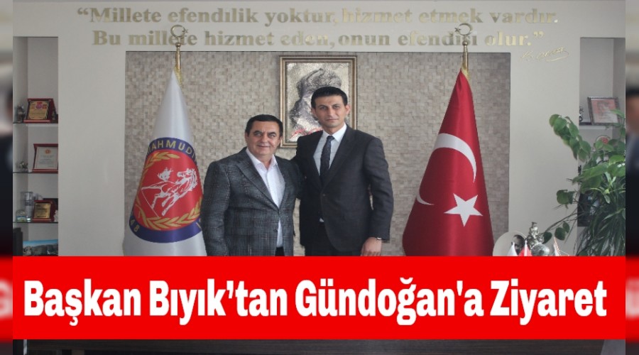 Bakan Byktan Gndoan'a Ziyaret