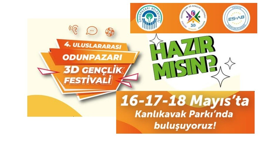4. Uluslararas Odunpazar 3D Genlik Festivali Balyor!