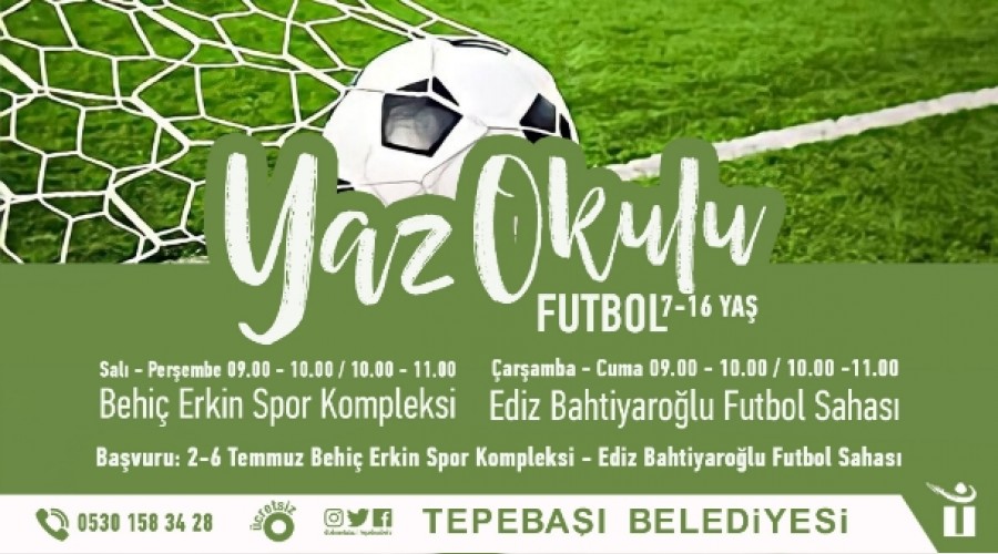 FUTBOL YAZ OKULU N KAYITLAR BALIYOR