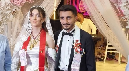 Aleyna saygl ile srafil Sertkayal ifti evlendiler.
