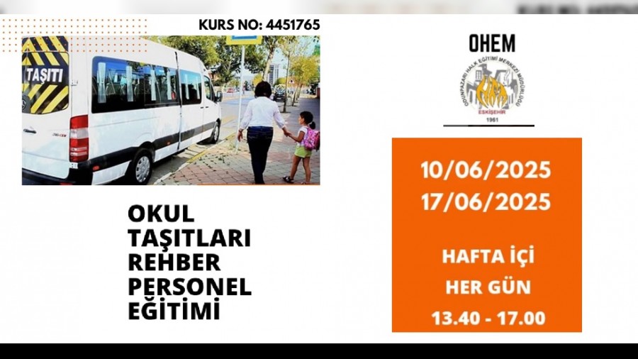OHEM Okul Tatlar Rehber Personel Eitimi 